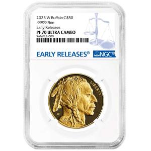 2025-W $50 1-oz Proof Gold Buffalo Coin