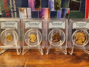 2008 Gold American Buffalo 4-Coin Proof Set