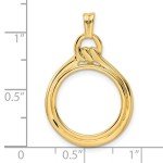 2008 $5 1/10 oz American Buffalo Gold Coin Bezel
