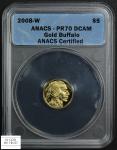 2008 W Deep Cameo 1/10 Oz Gold Buffalo Coin