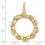 2008 1/4 oz American Buffalo Gold Coin Bezel