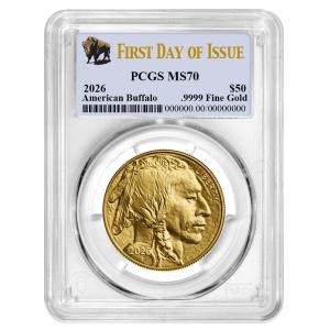 2026 $50 American Gold Buffalo PCGS MS70 Coin