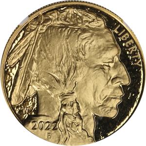 2022-W Buffalo Gold $50 Coin NGC PF70