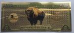 1g .999 Pure Gold Buffalo Note