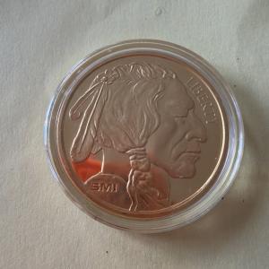 2023 Colorized Gold Gilded American Buffalo Coin