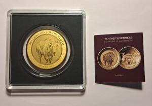2024 Chad Buffalo 1/200 oz .999 Gold Coin