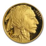 2008-W 1 oz Gold Buffalo Coin PR-70 PCGS