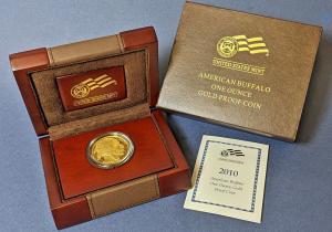 2010-W Buffalo Gold $50 Proof Coin with COA