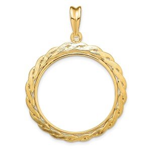 2008 $25 American Buffalo 1/2 oz Gold Coin Bezel