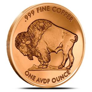 1 oz Indian Buffalo Copper Coin Ornament Capsule