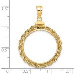 2008 American Buffalo Gold Coin Bezel 14k