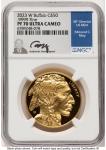 2023-W Gold Buffalo 1 oz Coin PF70 Ed Moy