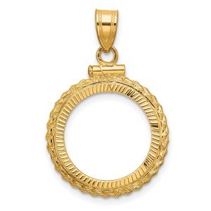 2008 $5 American Buffalo Gold Coin Bezel