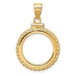 2008 $5 American Buffalo Gold Coin Bezel