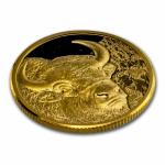 2025 Mongolia 1/10 oz Gold Buffalo Coin