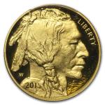 2015-W 1 oz Gold Buffalo Proof Coin PR-70