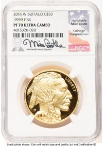 2016-W Proof Gold Buffalo Coin 1 oz NGC PF70