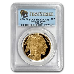2012-W 1 oz Proof Gold Buffalo Coin PR-70