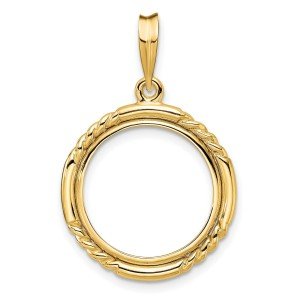 2008 $5 American Buffalo Gold Coin Bezel