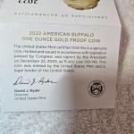2022 American Buffalo $50 Gold Proof Coin