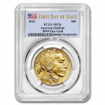 2022 1 oz Gold Buffalo Coin MS-70 PCGS