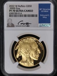 2022-W Buffalo Gold Proof Coin NGC PF70