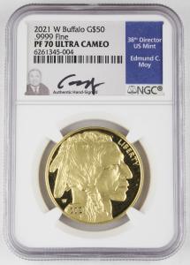2021 $50 American Buffalo Gold Proof Coin NGC PF70