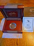 2011-W $50 Gold Buffalo Box with COA