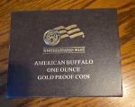 2011-W $50 Gold Buffalo Box with COA