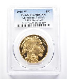 2015-W $50 American Gold Buffalo 1 Oz Coin