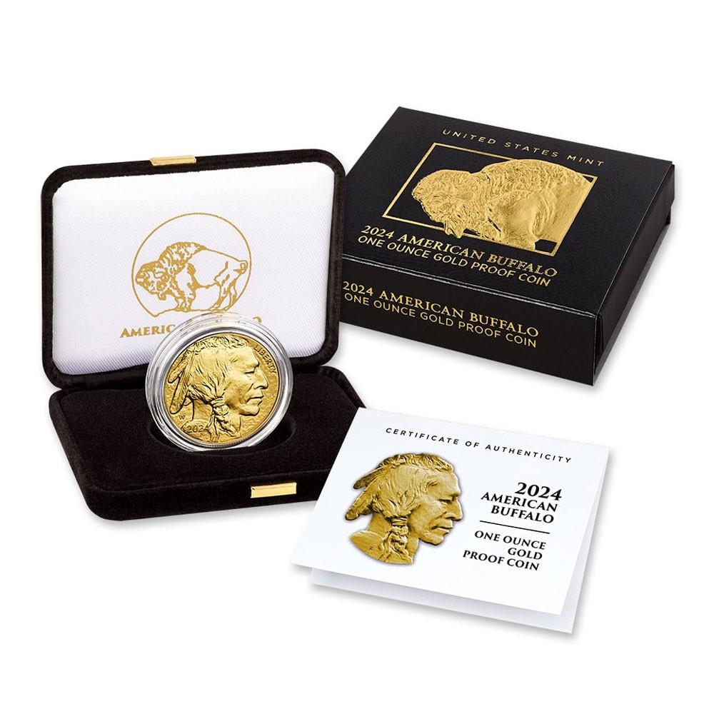 2024-W 1 oz American Gold Buffalo Proof Coin