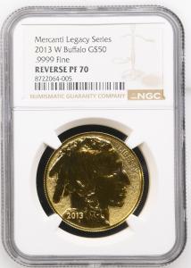 2013 Gold Buffalo Proof Coin NGC PF70