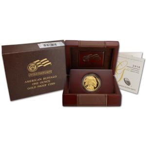 2016-W American Gold Buffalo Proof Coin, 1 oz