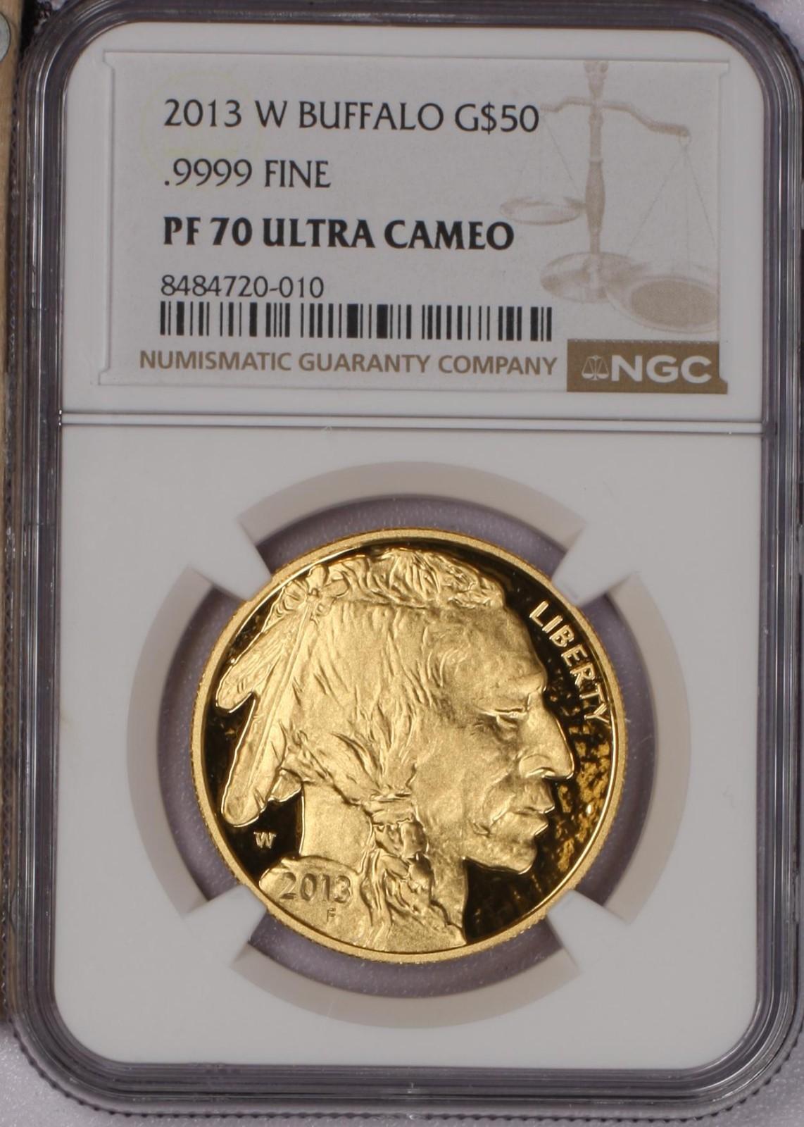 2013-W Gold Buffalo Coin 1 oz. NGC PF70