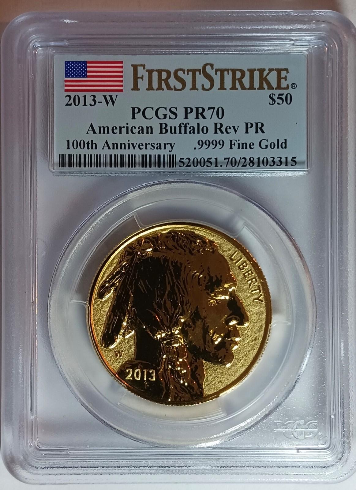 2013-W $50 Gold Buffalo Reverse Proof Coin