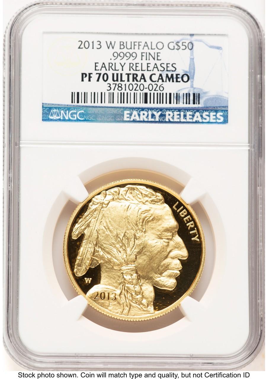 2013-W Proof Gold Buffalo 1 oz NGC PF70