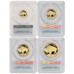 2008 W American Gold Buffalo Four Coin Set