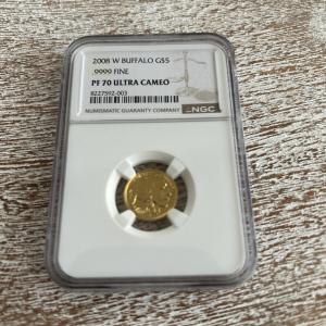 2008-W American Buffalo 1/10 Oz Gold Coin