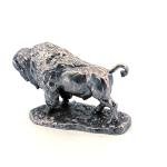 3oz Buffalo Silver Statue Gold Spartan Coin