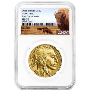 2025 $50 1-oz American Gold Buffalo Coin