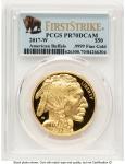 2017-W Proof Gold Buffalo Coin PCGS PR70