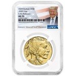 2025 Gold Buffalo Coin NGC MS70 Trump Label