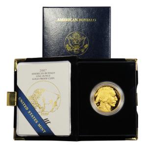 2007-W $50 Proof American Gold Buffalo Coin