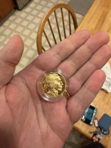 2008-W 1/2 oz Gold Buffalo Proof Coin