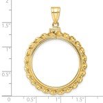 2008 American Buffalo Gold Coin Bezel 14k