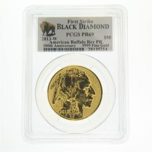 2013-W 1 oz Gold American Buffalo Coin PR69