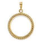 2008 $10 American Buffalo 1/4 oz Gold Coin Bezel