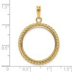2008 $10 American Buffalo 1/4 oz Gold Coin Bezel