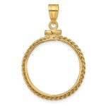 2008 $10 1/4 oz American Buffalo Coin Bezel