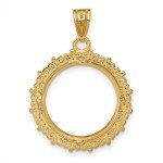 2008 $5 American Buffalo Prong Set Coin Bezel